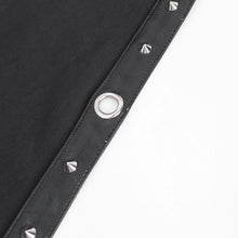 Load image into Gallery viewer, SKT195 Black gauze twill material with ruffles skirt