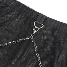Load image into Gallery viewer, PT239 Punk Irregular Semi-perspective Knit Women's Trousers