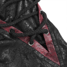 Load image into Gallery viewer, CT27901 Punk-Style Long Leather Coat with Hood