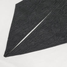 Load image into Gallery viewer, WT07601 Black Gothic jacquard peak lapel swallowtail men's suit vest