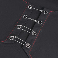 Load image into Gallery viewer, PT245 Twill material contrasting red thick thread wide leg men's pants