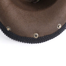 Load image into Gallery viewer, AS186 Steampunk western cowboy hat
