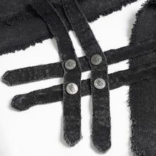 Load image into Gallery viewer, WT102 Punk Twill High-Neck Bib-Style Vest