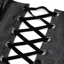 Load image into Gallery viewer, CST00601 patent leather strappy corset
