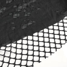 Load image into Gallery viewer, SKT201 Distressed knitted rhombus mesh heart-shaped suspender dress