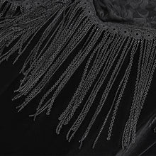 Load image into Gallery viewer, ESKT06501 Gothic velvet dress with fur collar