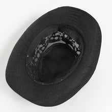 Load image into Gallery viewer, AS284 Punk Skull Lace-Trimmed Cowboy Hat