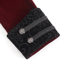 Load image into Gallery viewer, CT21502 wine Gothic stand collar tuxedo men's jacket