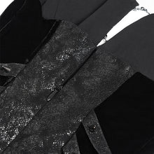 Load image into Gallery viewer, SKT238 Punk Velvet Snake Print Fishtail Long Dress