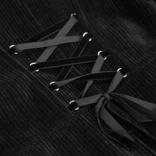 Load image into Gallery viewer, ECT01701 BLACK hollowed-out chest halter neck long sleeves and swallowtail hem short jacket