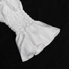 Load image into Gallery viewer, SHT12402 White Gothic pattern satin long-sleeved men shirts