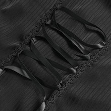 Load image into Gallery viewer, SHT152 Gothic Striped Ruffled Shirt with Flared Sleeves