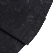Load image into Gallery viewer, SKT261 Gold-Stamped Twill and Faux Leather Pleated Punk Skirt