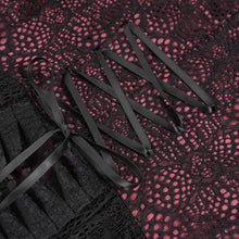 Load image into Gallery viewer, ESHT01902 Stand-Collar Gothic Lace Shirt with Irregular Dot Pattern