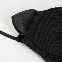 Load image into Gallery viewer, SST02501 Black Pentagram Velvet sexy lingerie