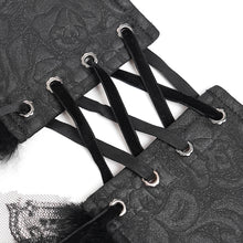 Load image into Gallery viewer, AS227 Gothic dark pattern jacquard corset