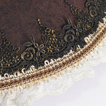 Load image into Gallery viewer, AS181 Lace peacock feather triangle pirate hat