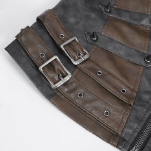Load image into Gallery viewer, WT08601 hand brushed leather men vest
