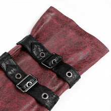 Load image into Gallery viewer, CT27902 Punk-Style Long Leather Coat with Hood
