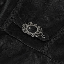 Load image into Gallery viewer, CT211 Patterned leather lace bell-sleeve jacket
