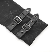 Load image into Gallery viewer, SHT125 Punk pleated stand collar long sleeve shirts