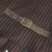 Load image into Gallery viewer, WT08702 Brown Steampunk gentleman striped vest
