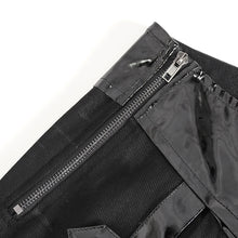 Load image into Gallery viewer, SKT187 glued cross pattern stitching leather men's kilt