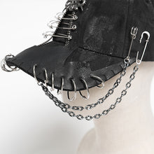 Load image into Gallery viewer, AS264 Punk hand-painted safety pin baseball cap