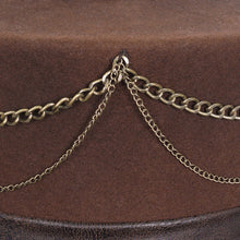 Load image into Gallery viewer, AS188 Steampunk brown top hat