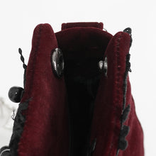Load image into Gallery viewer, AS18002 wine Gothic Velveteen Women's handbag