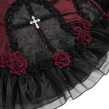 Load image into Gallery viewer, ESKT073 Gothic High end Custom-made floral full skirt dress