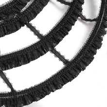 Load image into Gallery viewer, ESKT075 Gothic party Custom-made black feather big dress