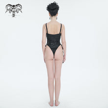 Load image into Gallery viewer, SST021 Pentagram Embossed Strappy One-Piece Swimsuit
