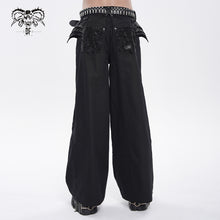 Load image into Gallery viewer, PT297 Side-Flap Bat-Wing Style Punk Wide-Leg Trousers