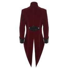 Load image into Gallery viewer, CT21502 wine Gothic stand collar tuxedo men's jacket