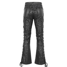 Load image into Gallery viewer, PT227 Mid-waist flared men's strappy pants