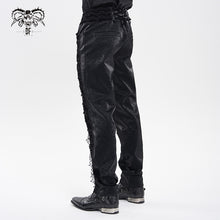 Load image into Gallery viewer, PT29801 Gothic Non-Stretch Patterned Leather Trousers