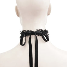 Load image into Gallery viewer, AS168 Gothic Lace velvet necklace with pendant