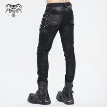 Load image into Gallery viewer, PT228 Punk side buckles men's trousers