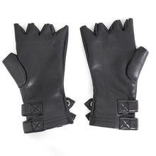 Load image into Gallery viewer, GE027 Punk stretchy leather gloves