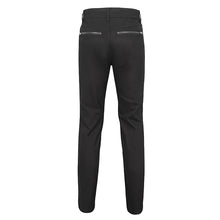 Load image into Gallery viewer, PT215 Punk Twill decorative Faux Leather Leg Loop Trousers