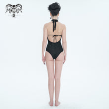 Load image into Gallery viewer, SST023 Bow Tie Halter Neck One-Piece Swimsuit
