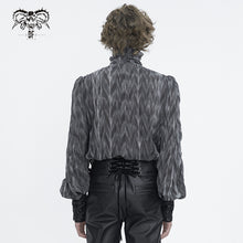 Load image into Gallery viewer, SHT11701 Punk high collar long sleeve men shirt