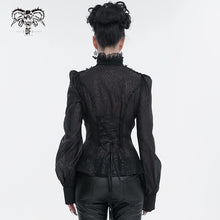Load image into Gallery viewer, SHT090 see-through pattern gothic shirt