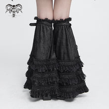 Load image into Gallery viewer, AS300 Gothic-style wild grain knit leg warmers