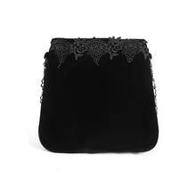Load image into Gallery viewer, AS18001 Black Gothic Velveteen Women's Bag