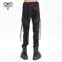 Load image into Gallery viewer, PT264 Punk technical leather trousers