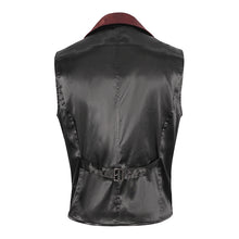 Load image into Gallery viewer, WT07802 red Gothic embroidered contrasting colors waistcoat