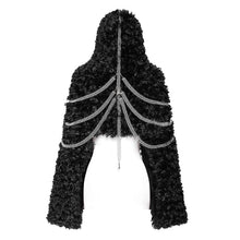 Load image into Gallery viewer, CA052 Punk curly hooded cape
