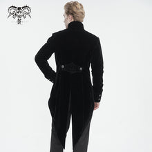 Load image into Gallery viewer, CT21501 black Gothic stand collar tuxedo men's jacket